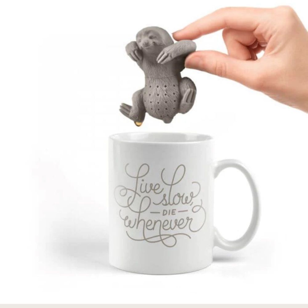 New in Box Fred Brans Sloth Silicone Loose Tea Infuser‎
